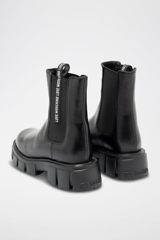 Bottines Chelsea en cuir - Noir