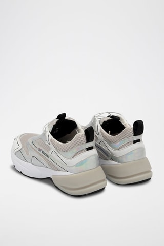 Baskets plateformes en cuir - Blanc