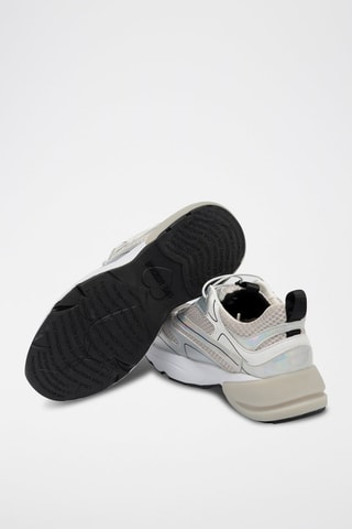 Baskets plateformes en cuir - Blanc
