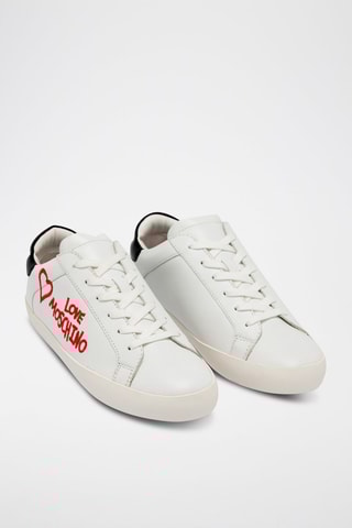 Sneakers en cuir - Blanc