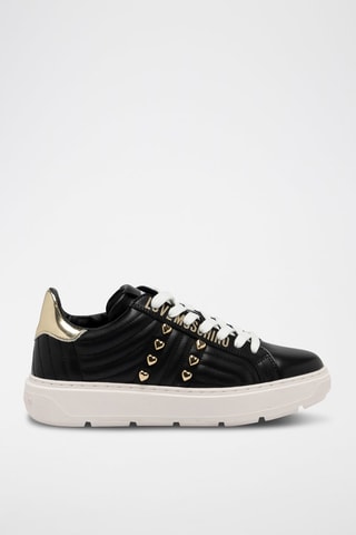 Baskets en cuir - Noir