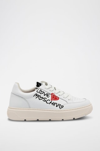 Baskets en cuir - Blanc