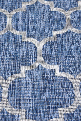 Tapete Moa Azul e branco