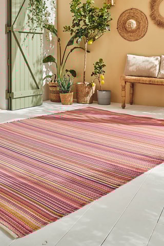 Tapete Capri - Laranja e vermelho
