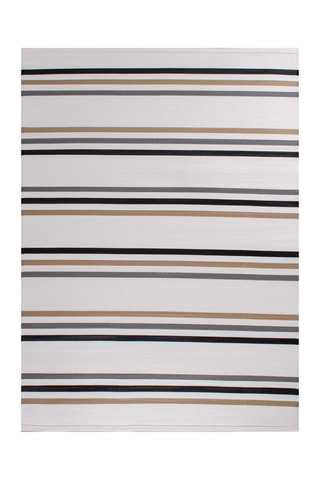 Tapete Capri - Preto e branco