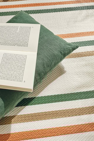 Tapete Capri - Verde e branco