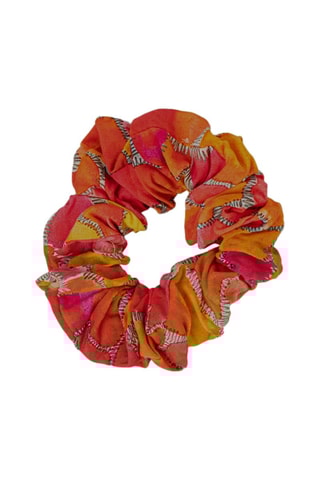 Elástico para o cabelo Scrunchie - Laranja