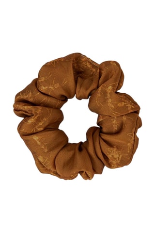 Elástico para o cabelo Scrunchie - Castanho