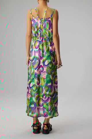 Vestido comprido sem mangas Dude - Verde