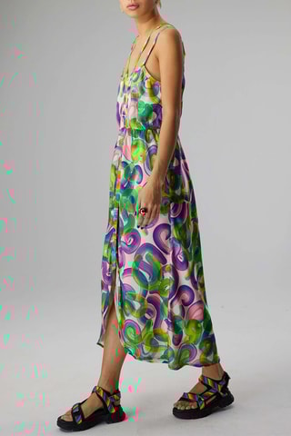 Vestido comprido sem mangas Dude - Verde