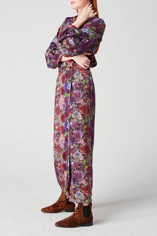 Vestido direito Violeta