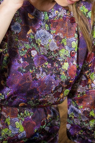 Vestido direito Violeta