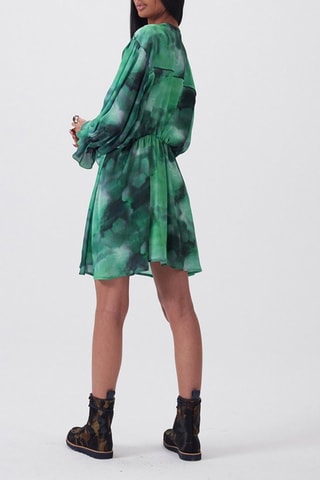 Vestido estilo patinadora Verde