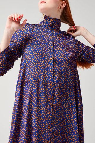 Vestido direito 
Azul