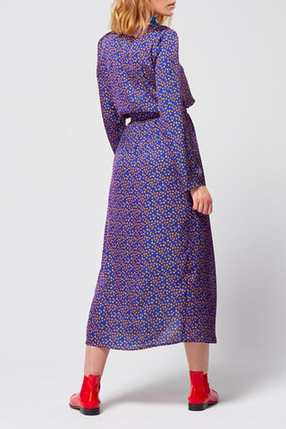 Vestido direito 
Azul