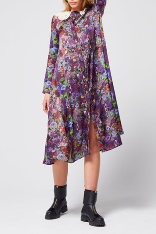 Vestido direito 
Violeta