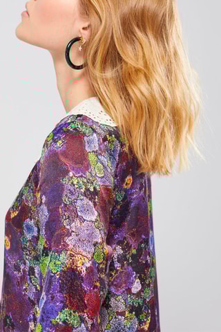 Vestido direito 
Violeta