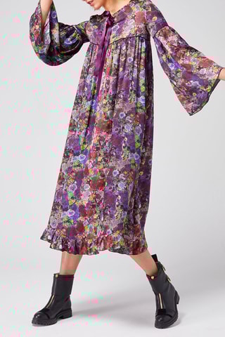 Robe droite - Violet