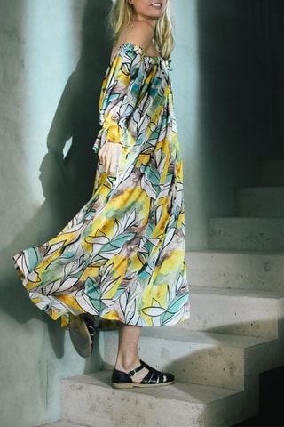 Vestido comprido 
Amarelo