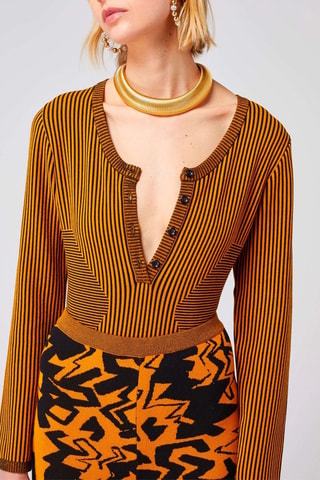 Body Amarelo e preto