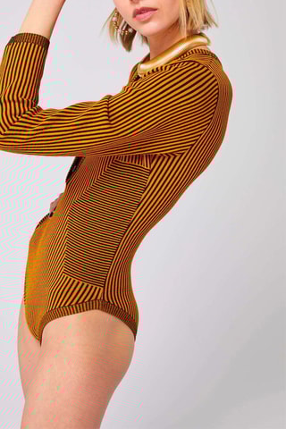 Body Amarelo e preto