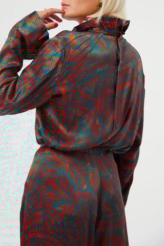 Camisa Vermelho e azul