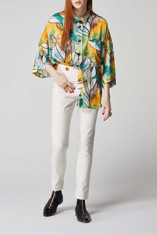 Camisa Amarelo e azul
