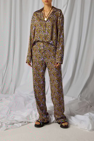 Pijama Ulysse - Camel e lavanda