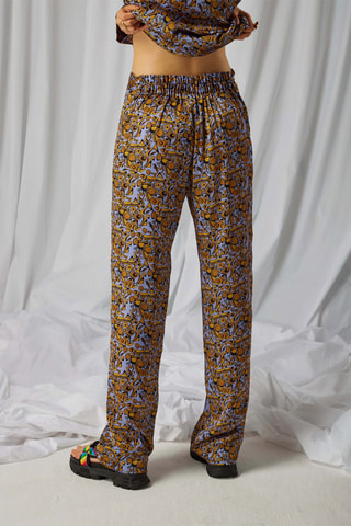 Pijama Ulysse - Camel e lavanda