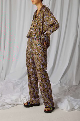 Pijama Ulysse - Camel e lavanda