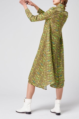 Vestido-camisa 
Verde