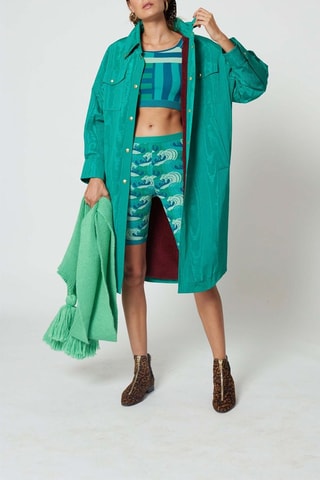Crop top 
Azul