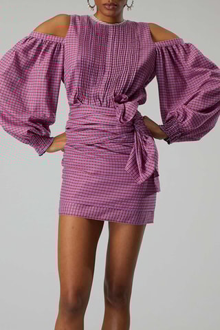 Blusa Blanca - Rosa e lavanda