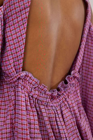 Blusa Blanca - Rosa e lavanda