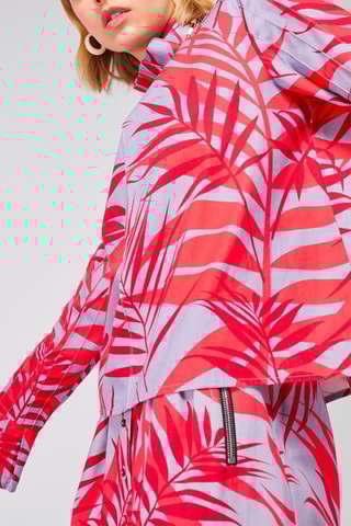 Blusa Violeta e vermelho