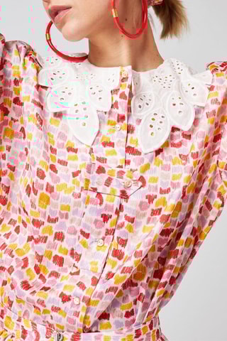 Blusa Vermelho e branco