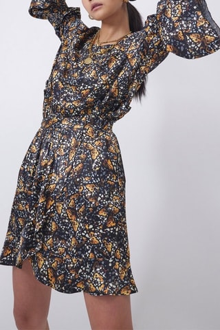 Blusa Preto e camel