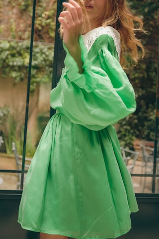 Saia com folhos Orso - Verde