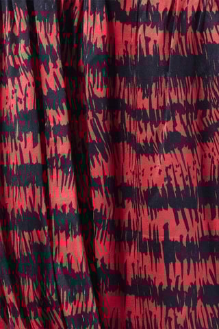 Saia comprida Vermelho e preto