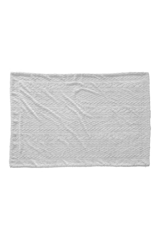 Cobertor Tricot Cinzento-claro - 110 x 140 cm