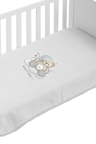 Cobertor Teddy 2 - Cinzento-claro - 80 x 110 cm