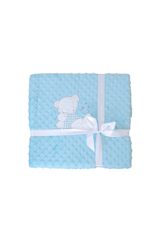 Cobertor Bubble Bear Stars Azul - 80 x 110 cm