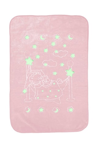 Cobertor fluorescente Dulce Suenos - Rosa - 110 x 140 cm