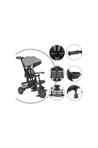 Triciclo Explore - Cinzento - A partir de 10 meses - Até 25 kg