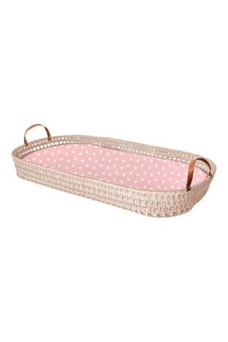Cesto de muda de fraldas Chloé - Bege e rosa 47 x 80 x 11 cm  - A partir do nascimento