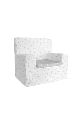 Cadeirão Stars and Dots Cinzento e branco - A partir dos 18 meses
