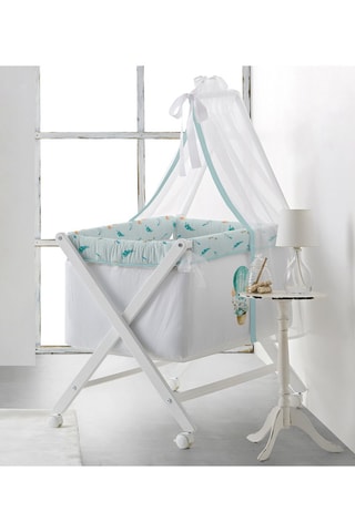 Berço e têxtil de cama Explorer Rabbit - A partir do nascimento - 5 peças