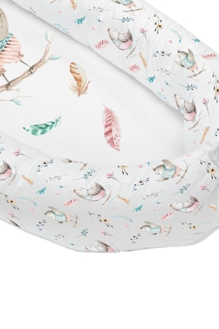 Alcofa multifunções Birds Explorer Branco e verde - 48 x 90 cm