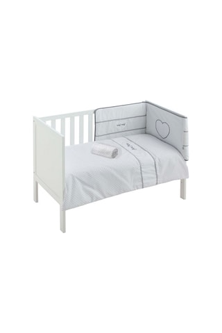 Conjunto de cama Heart - Branco 4 peças -  Desde o nascimento