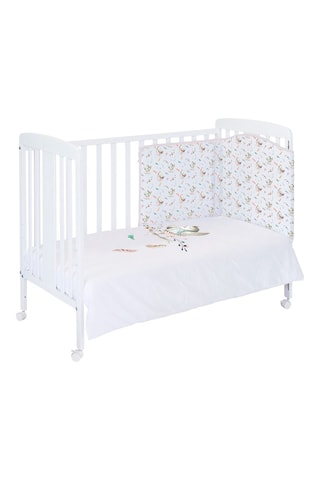 Conjunto de cama Birds Explorer - Branco e rosa - 2 peças - A partir do nascimento